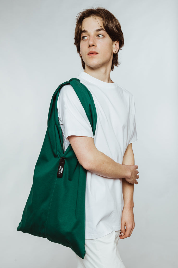 daily_day_one_strip_tote_bag_forest_green
